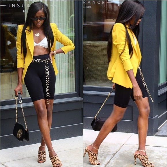 MODA ME COUTURE Pants - Biker Shorts